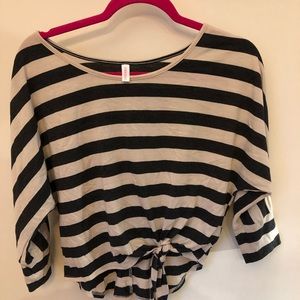 Striped tie shirt size xs
